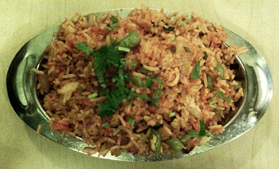 Sebzeli Biryani, Woodlands Restoran, Penang - Malezya