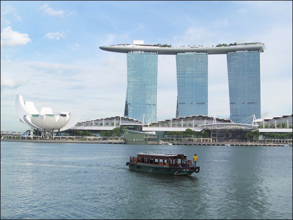 Singapur'daki Muhteşem Marina Bay Sands Oteli