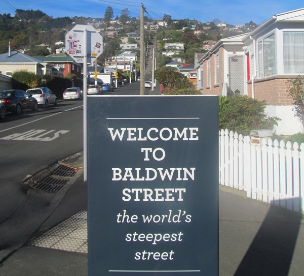 Baldwin Street, Dunedin, dünyanın en dik sokağı