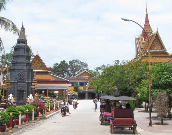 Siem Reap'te Tuktuk, Kamboçya