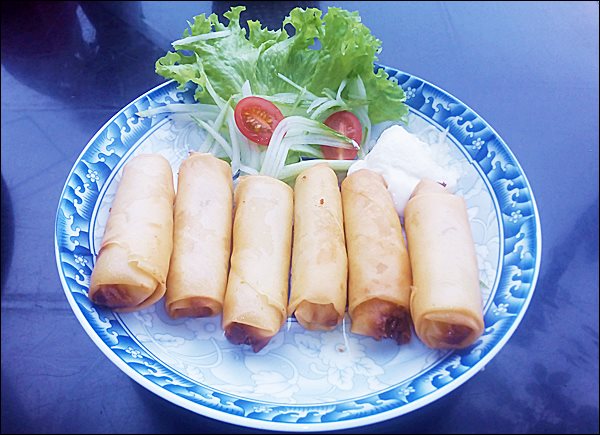 Vegetable Spring Rolls - River View Cafe, Melaka