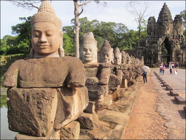 Angkor Thom Tapınağı, Siem Reap, Kamboçya