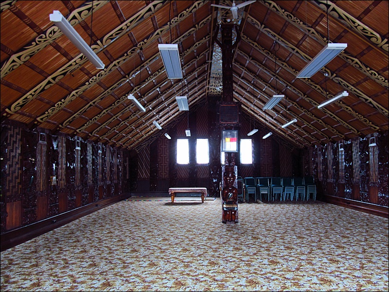 Marae - Whakarewarewa Maori Köyü - Rotorua, Yeni Zelanda Nerede?