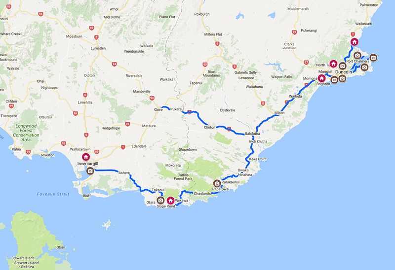Gore - Dunedin arası uzun yol rotam - Yeni Zelanda'da Kamp Turu