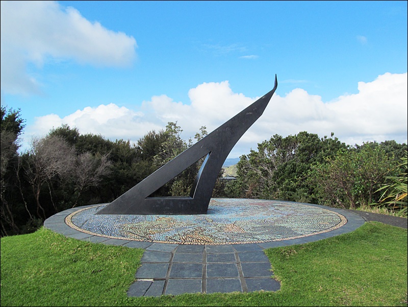 Sundial at the Flagstaff Hill, Russell - New Zealand