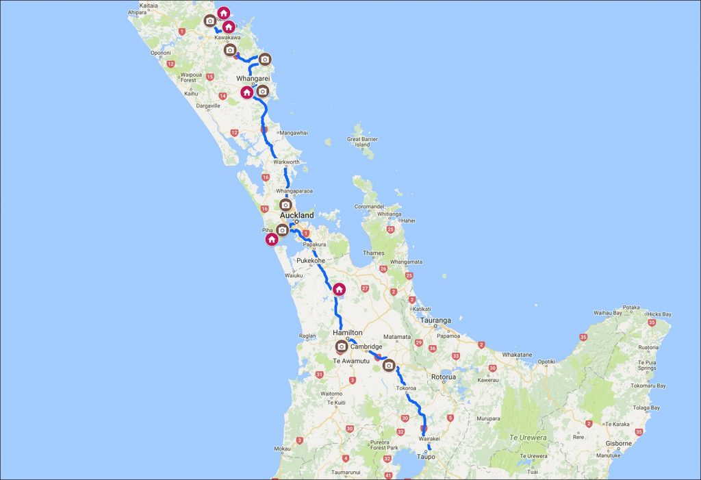 Taupo - Northland Road Trip - New Zealand