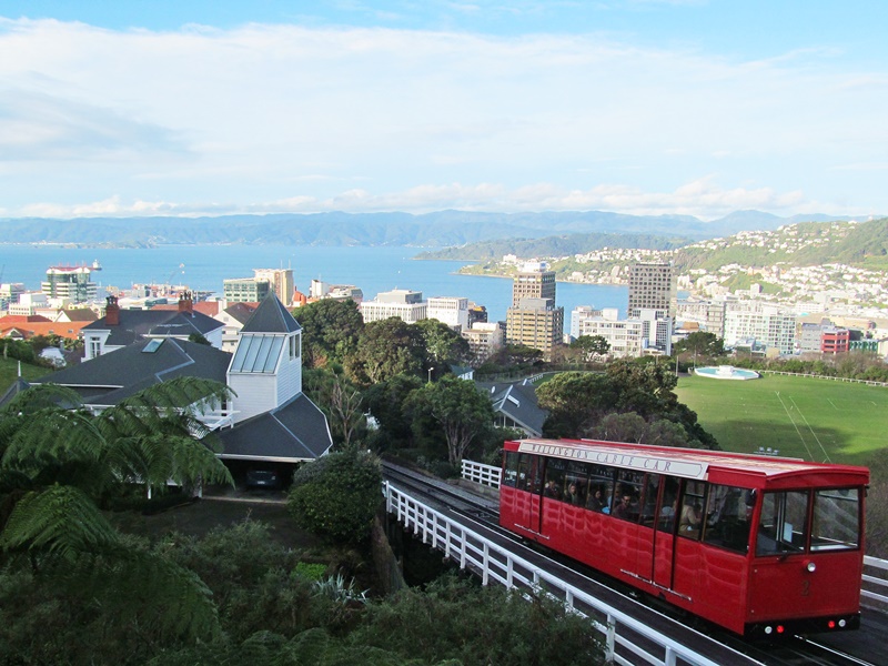 Wellington'daki Teleferik Hattı - Yeni Zelanda Rehberi