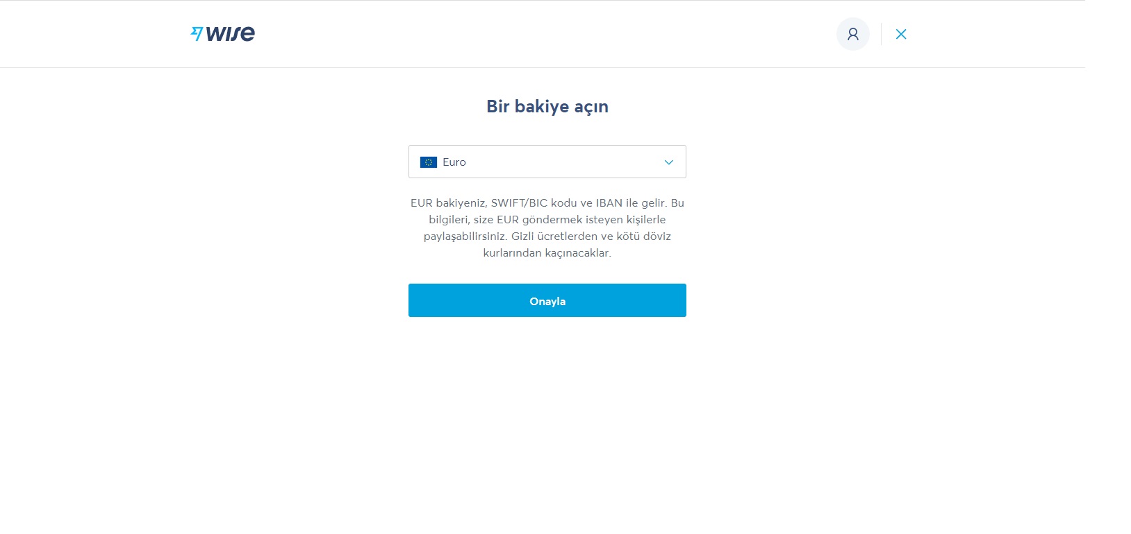 wise para birimi seçimi